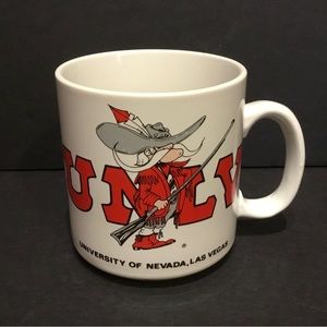 UNLV Vintage Hey Reb Coffee Mug. Original Mascot Of The UNLV Running Rebels.